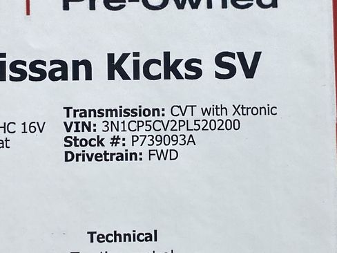 Certified 2023 Nissan Kicks SV FWD image 35