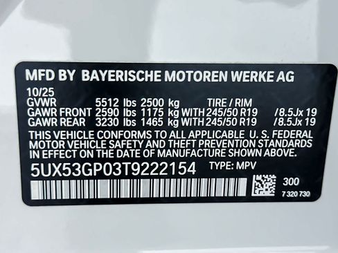 Used 2026 BMW X3 xDrive30i w/ Convenience Package AWD/4WD image 27