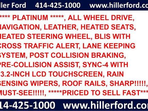 Certified 2024 Ford Escape Platinum AWD/4WD image 2