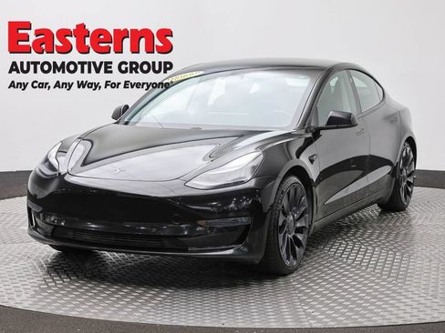 Used 2021 Tesla Model 3 Performance AWD/4WD image 1