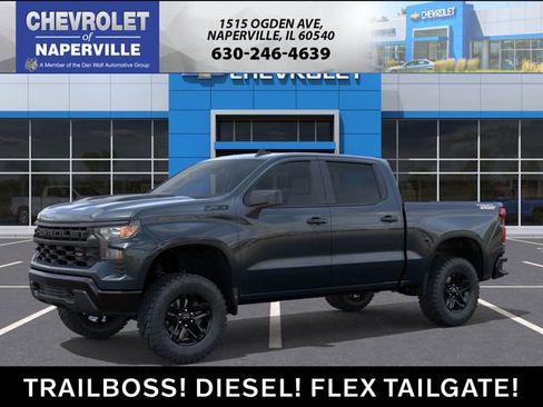 New 2026 Chevrolet Silverado 1500 Custom Trail Boss w/ Dark Appearance Package image 2