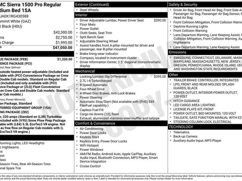 Used 2024 GMC Sierra 1500 Pro w/ Pro Value Package image 3