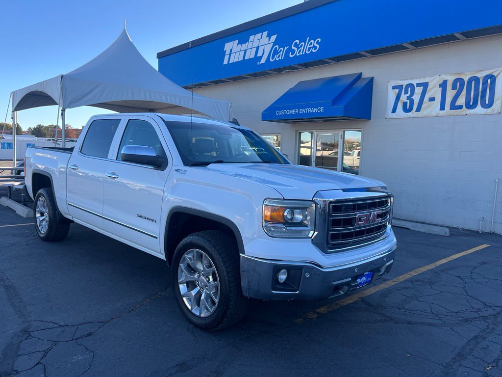 Used 2015 GMC Sierra 1500 SLT w/ SLT Crew Cab Value Package AWD/4WD image 1