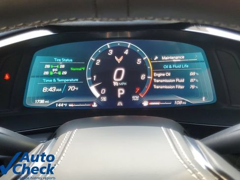 Used 2025 Chevrolet Corvette Stingray Preferred Cpe w/ Stealth Interior Trim Package RWD image 19