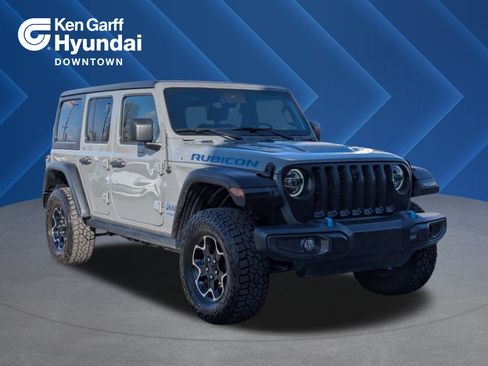 Used 2021 Jeep Wrangler Unlimited Rubicon 4xe w/ Dual Top Group image 1