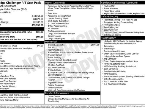 Used 2023 Dodge Challenger R/T Scat Pack RWD image 3