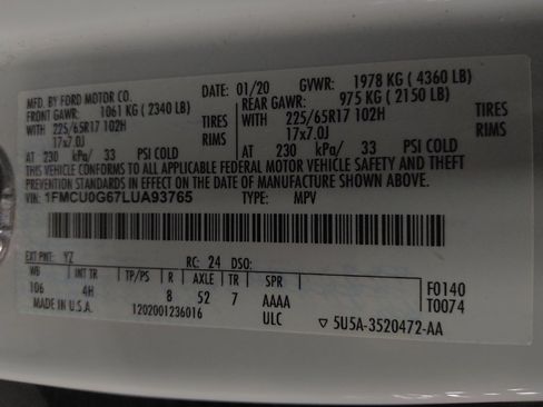 Used 2020 Ford Escape SE FWD image 33