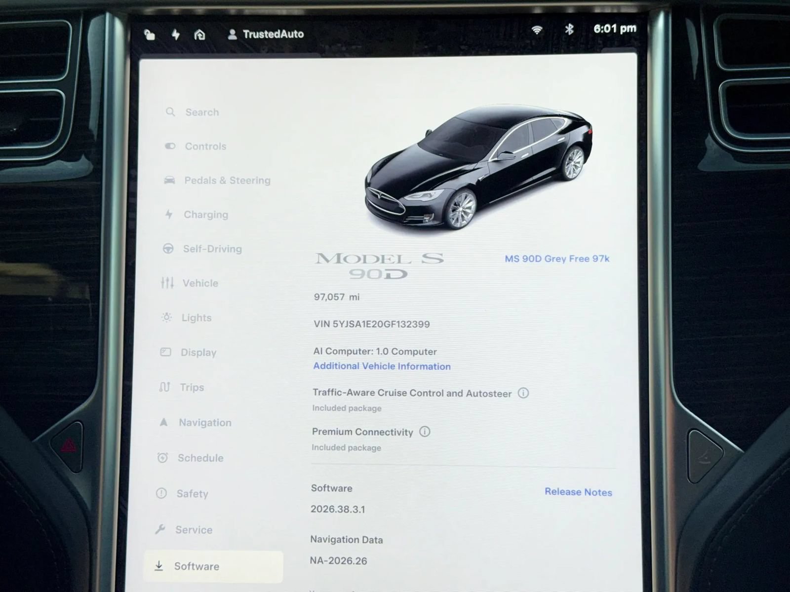 Used 2016 Tesla Model S 90D AWD/4WD image 17