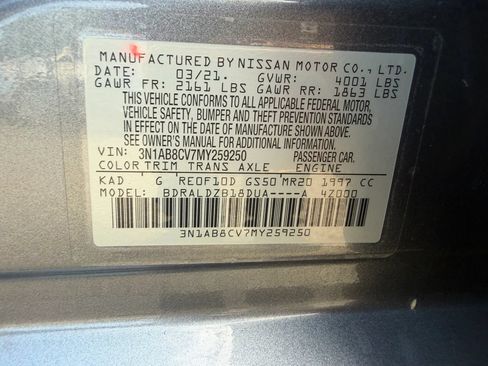 Used 2021 Nissan Sentra SV FWD image 31