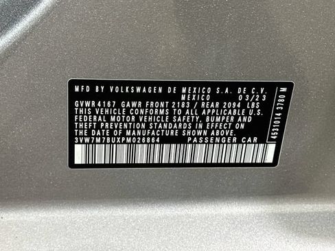 Certified 2023 Volkswagen Jetta SE w/ Panoramic Sunroof Package FWD image 32