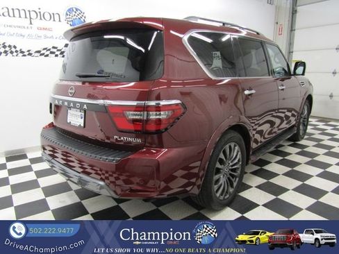Used 2023 Nissan Armada Platinum w/ Captain's Chairs Package AWD/4WD image 14