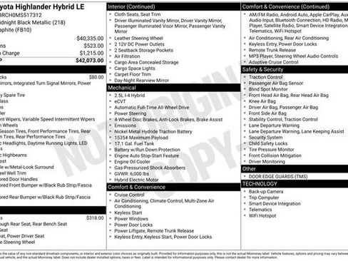 Used 2021 Toyota Highlander LE image 19