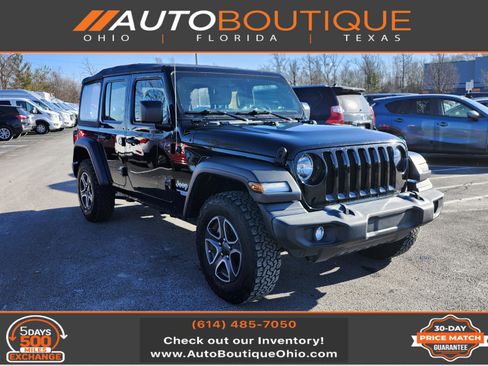 Used 2020 Jeep Wrangler Unlimited Sport image 1