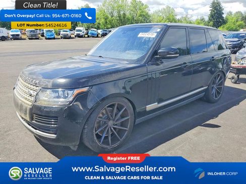 Used 2016 Land Rover Range Rover HSE AWD/4WD image 1