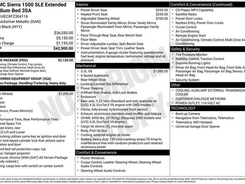 Used 2015 GMC Sierra 1500 SLE w/ SLE Value Package RWD image 4