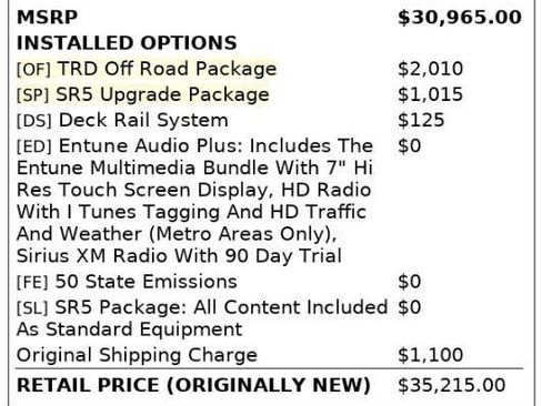 Used 2014 Toyota Tundra SR5 w/ TRD Off Road Package image 4