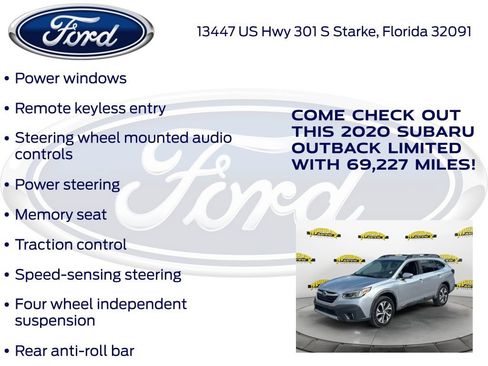 Used 2020 Subaru Outback Limited image 20