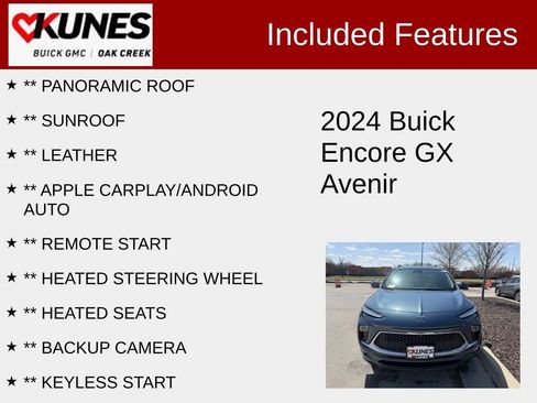 Used 2024 Buick Encore GX Avenir w/ Avenir Technology Package image 2