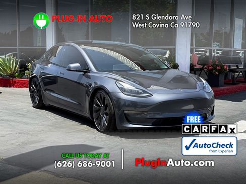 Used 2021 Tesla Model 3 Performance AWD/4WD image 3