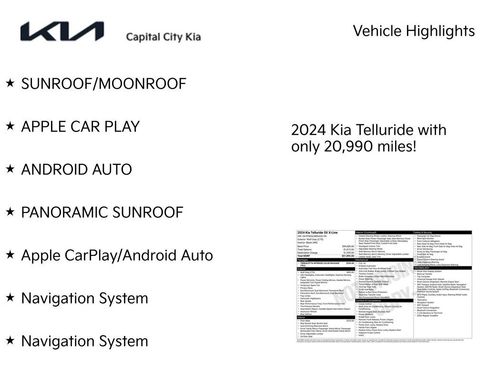 Certified 2024 Kia Telluride SX X-Line AWD/4WD image 3
