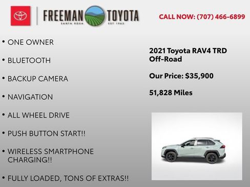 Used 2021 Toyota RAV4 TRD Off-Road AWD/4WD image 11