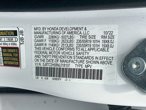 Used 2022 Acura RDX w/ Technology Package AWD/4WD image 33