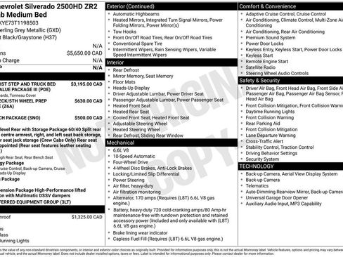 New 2026 Chevrolet Silverado 2500 ZR2 AWD/4WD image 25