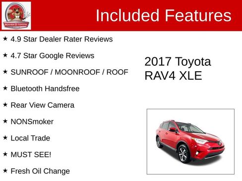 Used 2017 Toyota RAV4 XLE w/ Plus Special Value Package FWD image 4