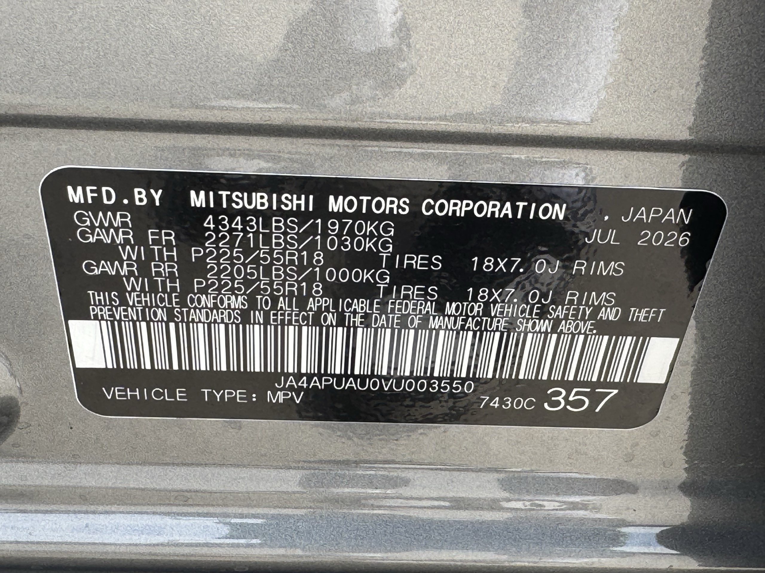 New 2027 Mitsubishi Outlander Sport ES FWD image 25