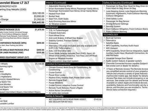 Used 2023 Chevrolet Blazer LT w/ Convenience Package FWD image 32