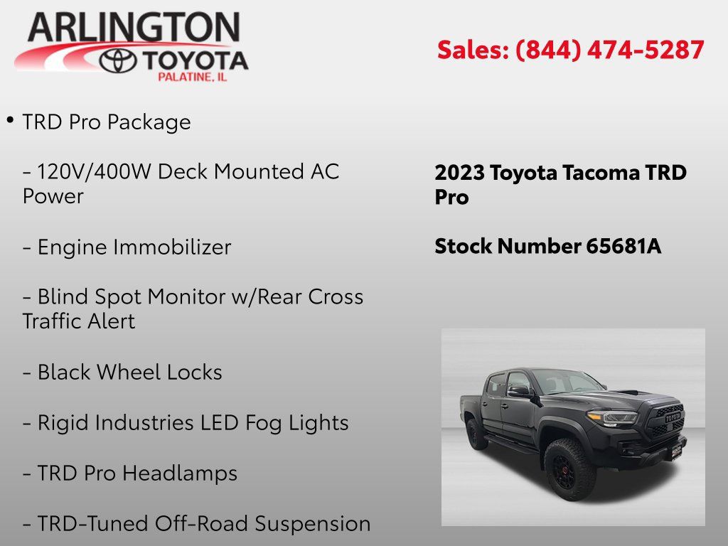 Used 2023 Toyota Tacoma TRD Pro AWD/4WD image 4
