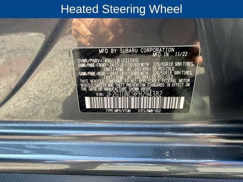 Used 2023 Subaru Crosstrek Hybrid w/ Moonroof Package w/Navigation AWD/4WD image 15