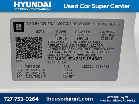 Used 2021 Chevrolet Equinox LT image 40
