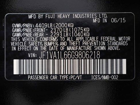 Used 2016 Subaru WRX Limited AWD/4WD image 42