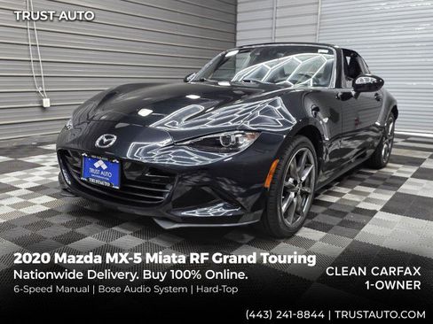 Used 2020 MAZDA MX-5 Miata RF Grand Touring RWD image 1