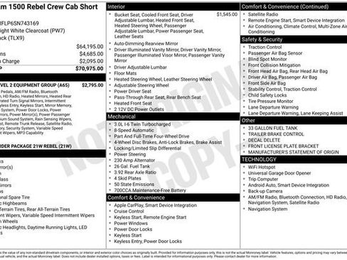 Used 2025 RAM 1500 Rebel w/ Rebel Level 2 Equipment Group AWD/4WD image 18
