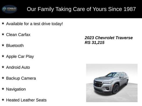 Used 2023 Chevrolet Traverse RS FWD image 9