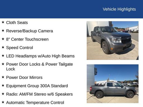 Certified 2024 Ford Maverick XLT w/ Equipment Group 300A Standard image 25