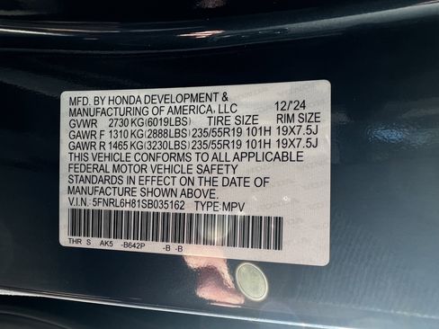 Used 2025 Honda Odyssey Touring image 49