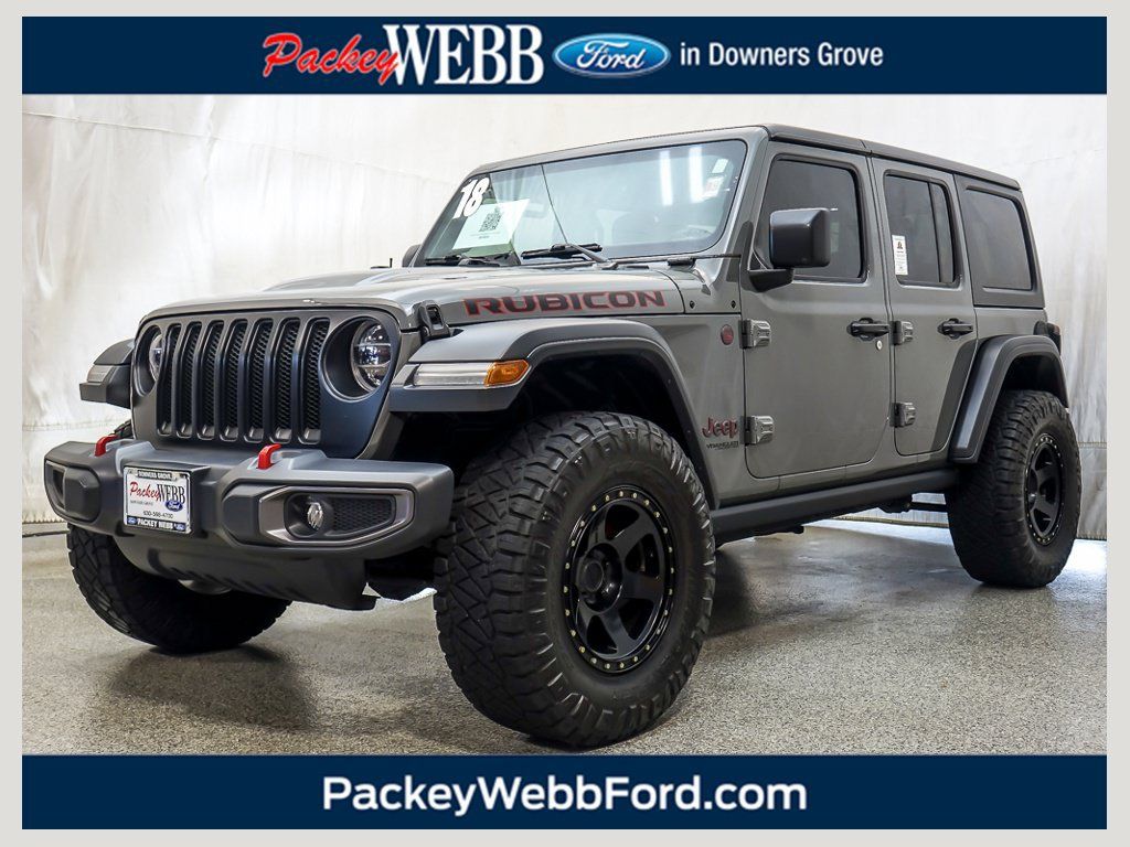 Used 2018 Jeep Wrangler Unlimited Rubicon AWD/4WD image 1