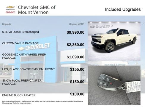 New 2025 Chevrolet Silverado 2500 Custom w/ Custom Value Package image 6