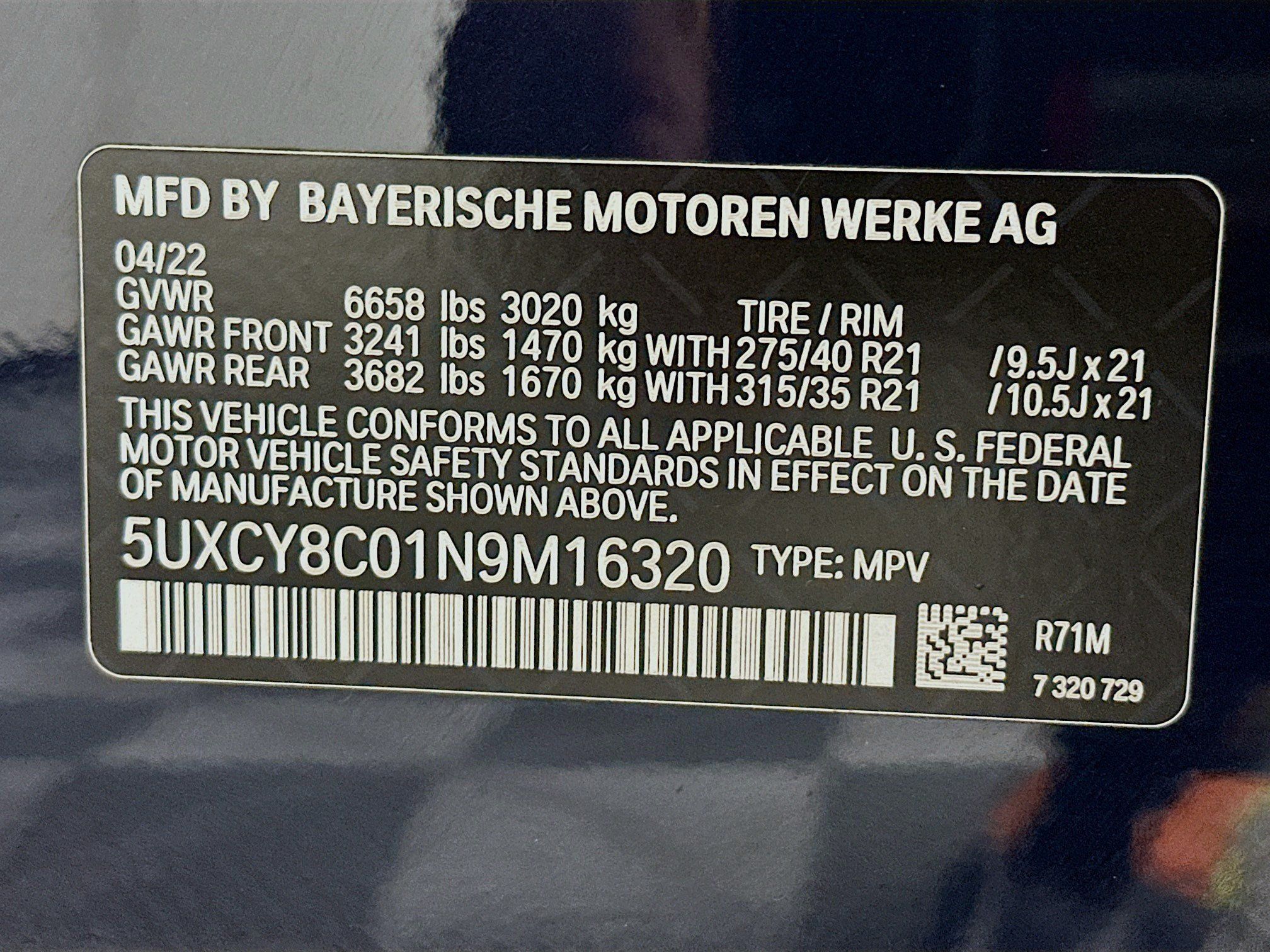 Used 2022 BMW X6 M50i AWD/4WD image 35