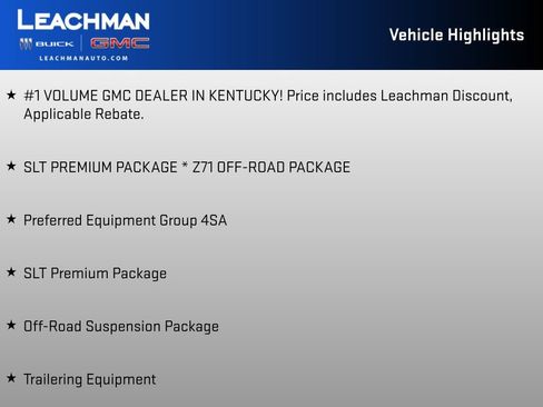 Used 2018 GMC Sierra 1500 SLT w/ SLT Premium Package AWD/4WD image 4