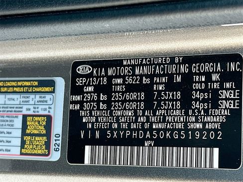 Used 2019 Kia Sorento EX image 27