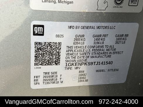New 2026 GMC Acadia AT4 w/ LPO, Floor Liner Package AWD/4WD image 25