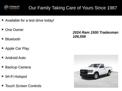 Used 2024 RAM 1500 Tradesman w/ Trailer Tow Group RWD image 9