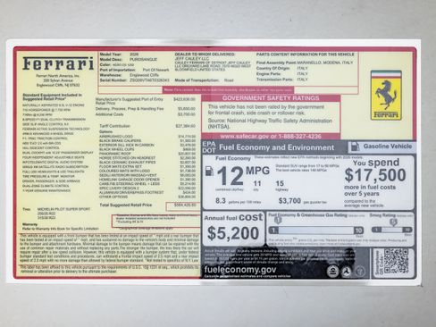 Used 2026 Ferrari Purosangue AWD/4WD image 34