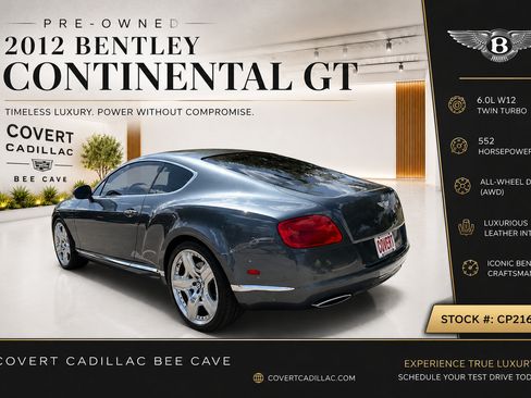 Used 2012 Bentley Continental GT AWD/4WD image 8