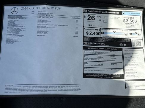 New 2026 Mercedes-Benz GLC 300 4MATIC image 32