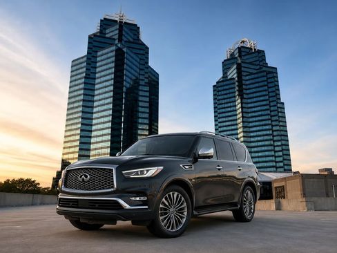 Used 2018 INFINITI QX80 4WD w/ Deluxe Technology Package image 1